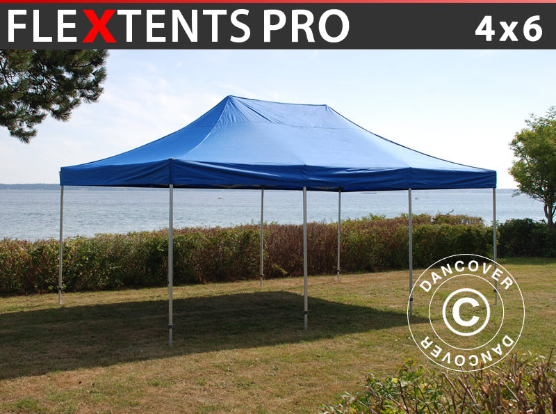 Pop up gazebo FleXtents PRO 4x6 m Blue