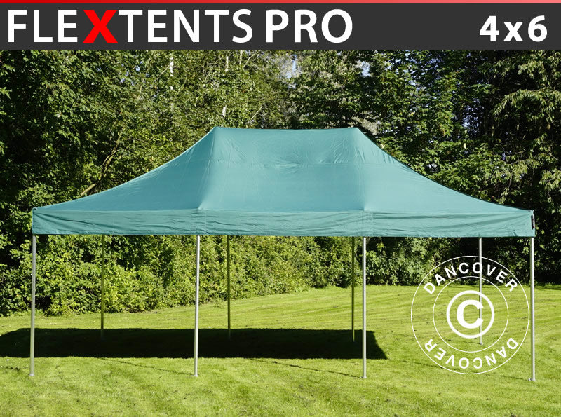 Pop up gazebo FleXtents PRO 4x6 m Green