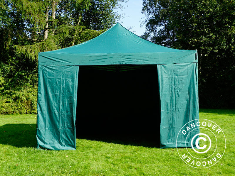 Pop up gazebo FleXtents Xtreme 60 4x4 m Green, incl. 4 sidewalls