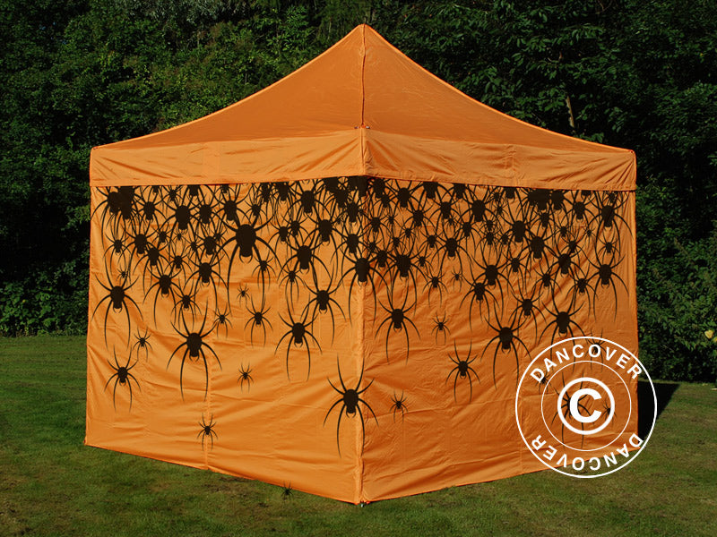 Pop up gazebo FleXtents Xtreme 50 with full digital print, 3x3 m, incl. 4 sidewalls