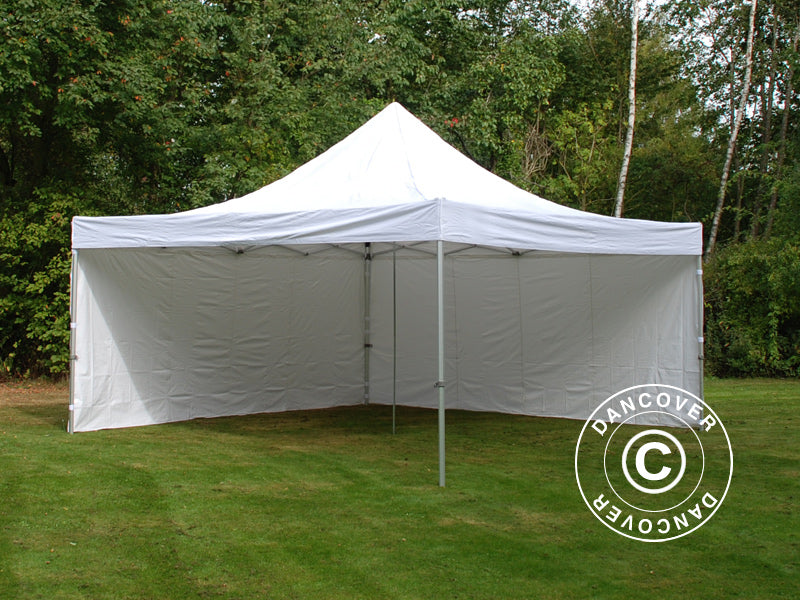 Pop up gazebo FleXtents Xtreme 50 5x5 m White, incl. 4 sidewalls