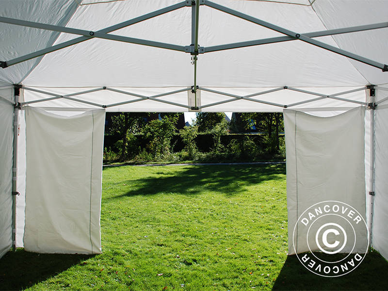 Pop up gazebo FleXtents Xtreme 50 5x5 m White, incl. 4 sidewalls