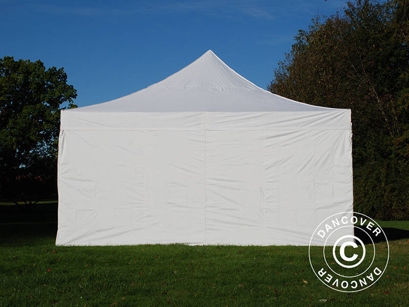 Pop up gazebo FleXtents Xtreme 50 5x5 m White, incl. 4 sidewalls
