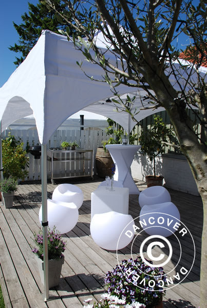 Pop up gazebo FleXtents PRO "Arched" 3x3 m White