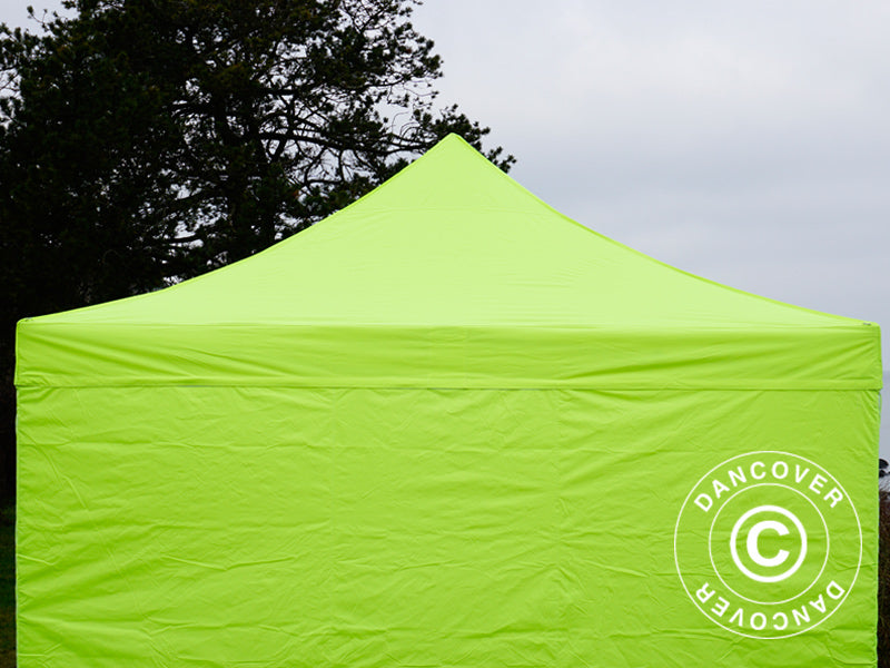 Pop up gazebo FleXtents Xtreme 50 4x4 m Neon yellow/green, incl. 4 sidewalls