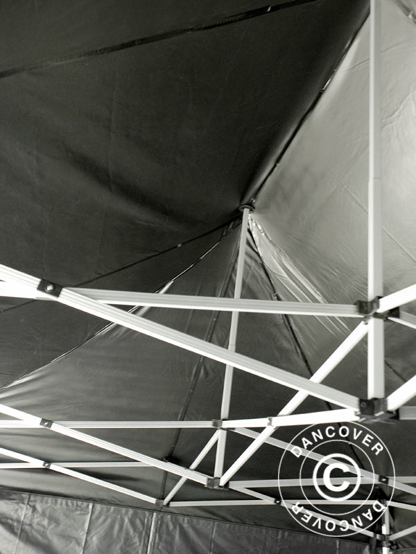 Pop up gazebo FleXtents PRO 3.5x7 m Black, incl. 6 sidewalls