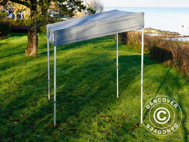 Pop up gazebo FleXtents PRO Trapezo 2x3 m Grey, incl. 4 sidewalls