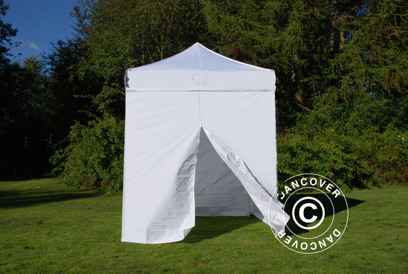 Pop up gazebo FleXtents Basic v.2, 2x2 m White, incl. 4 sidewalls