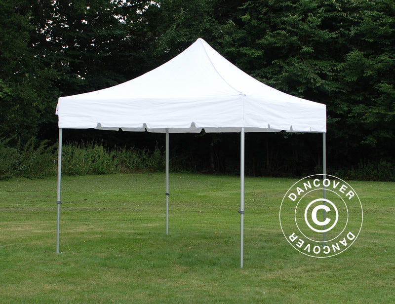 Pop up gazebo FleXtents PRO Steel "Peaked" 3x3 m White