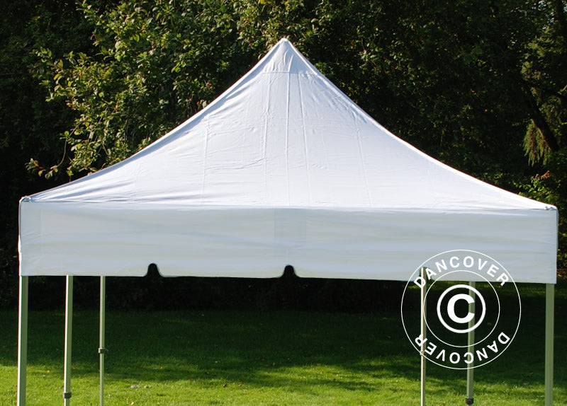 Pop up gazebo FleXtents PRO Steel "Peaked" 3x3 m White