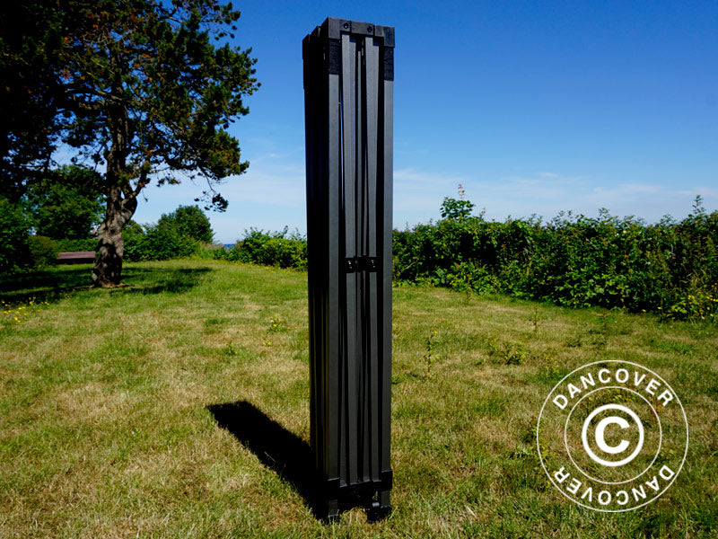 Pop up gazebo FleXtents Basic v.3, 4x4 m Black