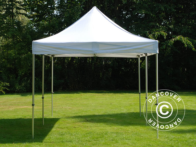 Pop up gazebo FleXtents PRO Steel 3x6 m White, Flame retardant
