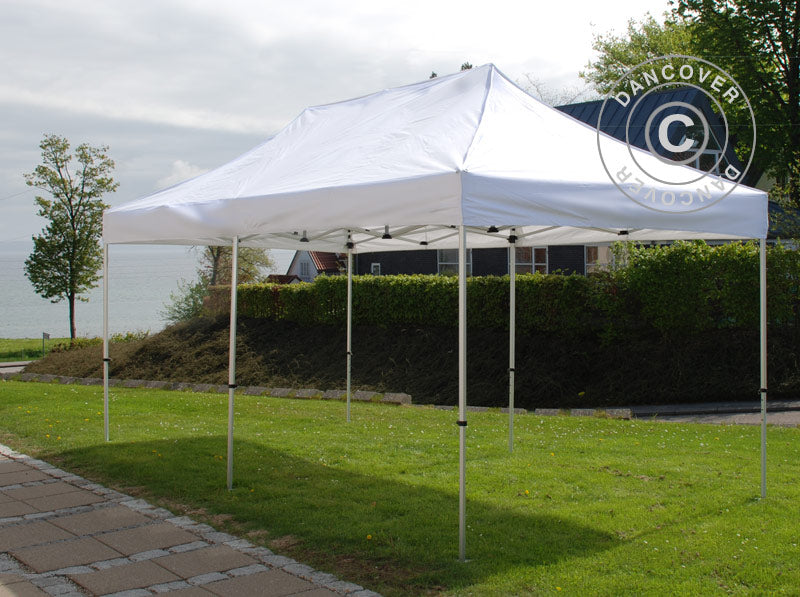 Pop up gazebo FleXtents PRO Steel 3x6 m White, Flame retardant