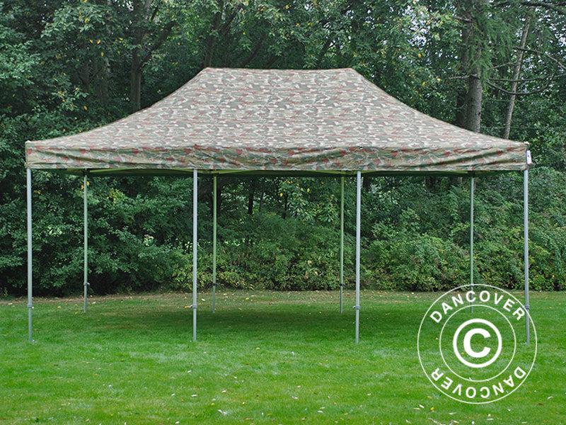 Pop up gazebo FleXtents PRO Steel 4x6 m Camouflage/Military