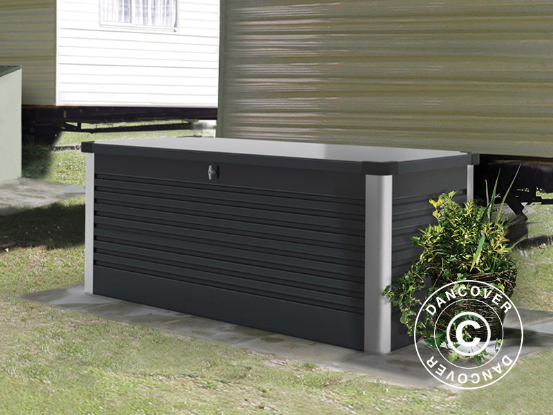 Garden storage box, Protect-a-Box, Trimetals, 0.785x1.875x0.725 m, 1.47 m², Anthracite