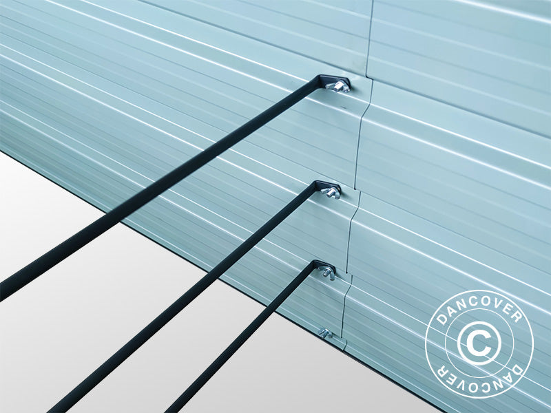 Raised Garden Bed, 0.9x2.44x0.47 m, 1000 l, Anthracite