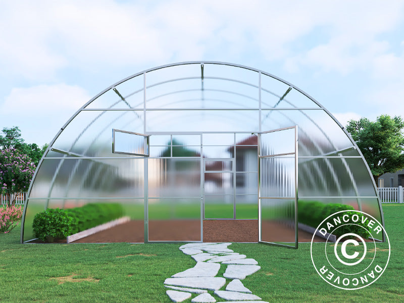 Greenhouse polycarbonate, Strong NOVA 36 m², 6x6 m, Silver
