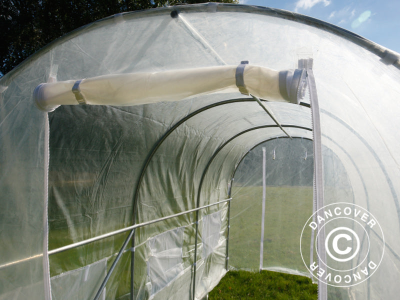 Polytunnel Greenhouse 2x4.5x2 m, 9 m², Transparent