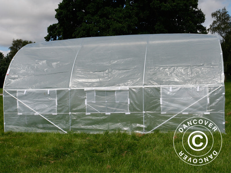 Polytunnel Greenhouse 4x4x2 m, 16 m², Transparent