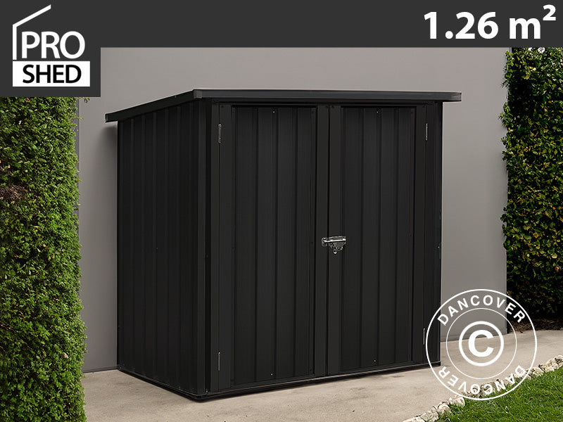 Garden shed, metal cabinet 1.47x0.86x1.34 m, 1.26 m², ProShed®, Anthracite