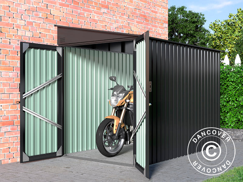 Metal Shed (MC/bikes), 1.7x2.49x2.03 m, 4.25 m², Anthracite