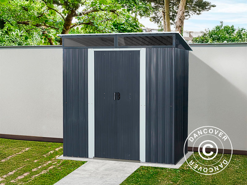 Garden Shed with Skylight 1.95x1.21x1.96 m, 2.35 m², ProShed®, Anthracite/White