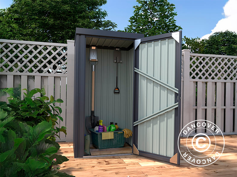 Garden Shed, steel cabinet 0.98x0.81x1.8 m, 0.79 m², ProShed®, Anthracite