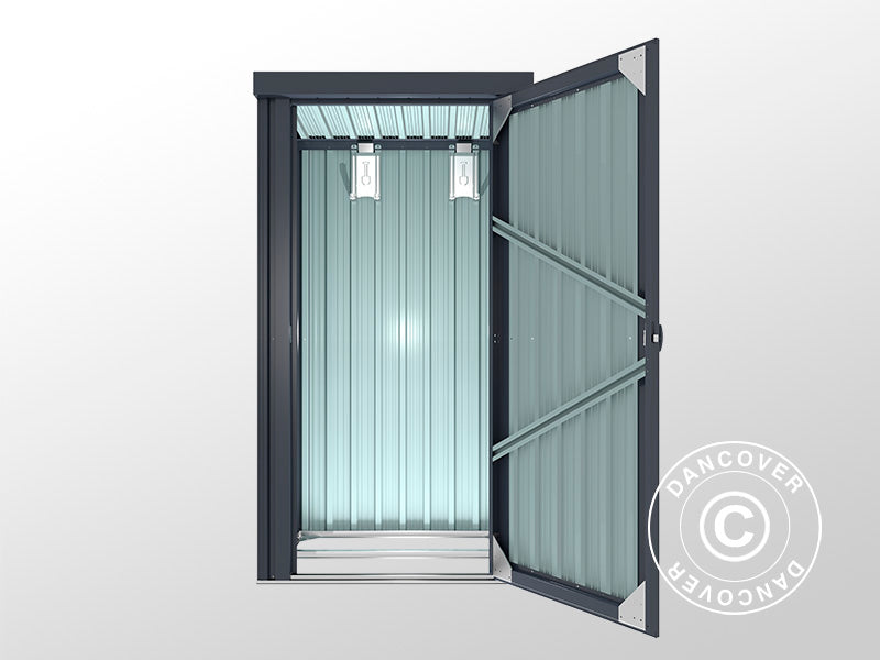 Garden Shed, steel cabinet 0.98x0.81x1.8 m, 0.79 m², ProShed®, Anthracite