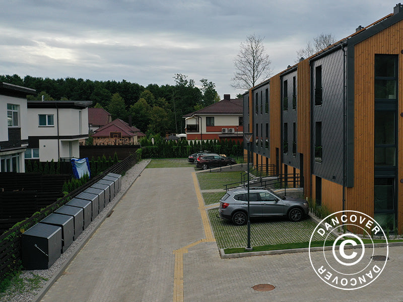 Bike storage, Bicycle Storage Box, Trimetals, 1.96x0.89x1.33 m, 1.74 m², Anthracite