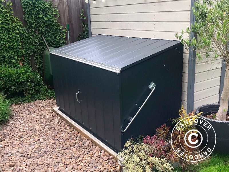 Garden storage box, Storeguard, Trimetals, 1.96x0.89x1.13 m, 1.74 m², Anthracite