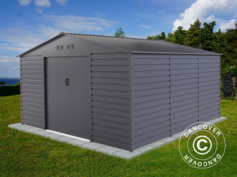 Garden shed 3.4x3.82x2.05 m, 12.99 m², ProShed®, Anthracite