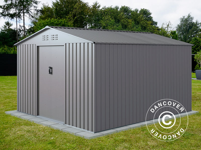 Garden Shed 2.77x3.19x1.92 m, 8.84m², ProShed®, Aluminium Grey