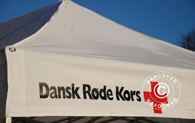 1 pc. valance print 21x21 cm on FleXtents, left-aligned