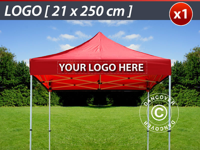 1 pc. FleXtents valance print 21x250 cm, centered