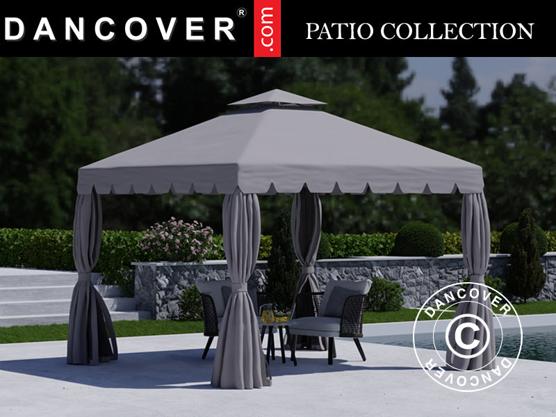 Gazebo Osiris 3x3 m, Grey