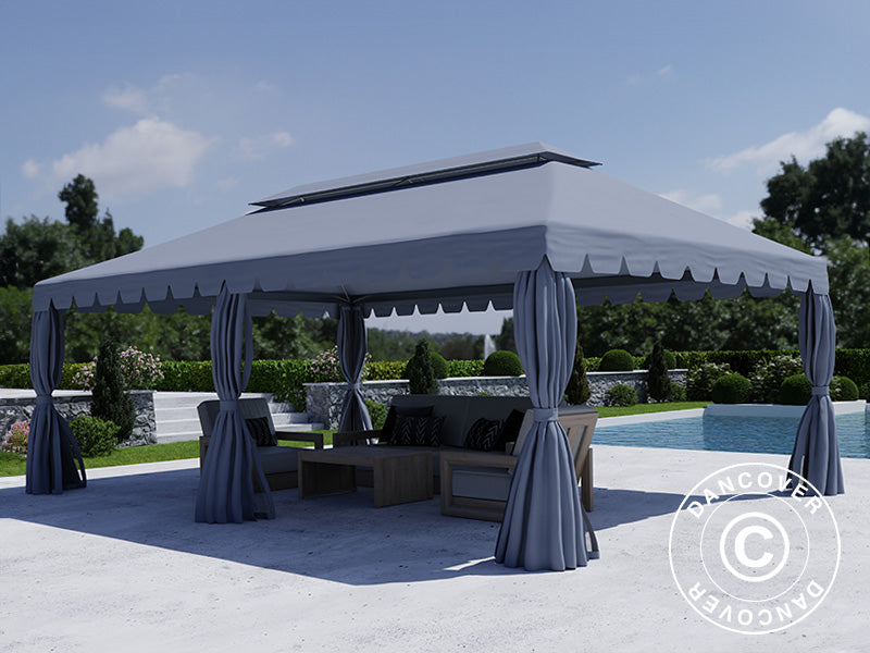 Gazebo Osiris 4x6 m, Grey