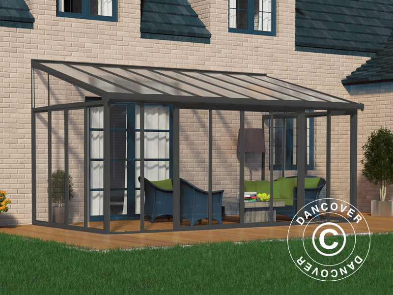 Conservatory SanRemo, Palram/Canopia, 3x5.46 m, Anthracite