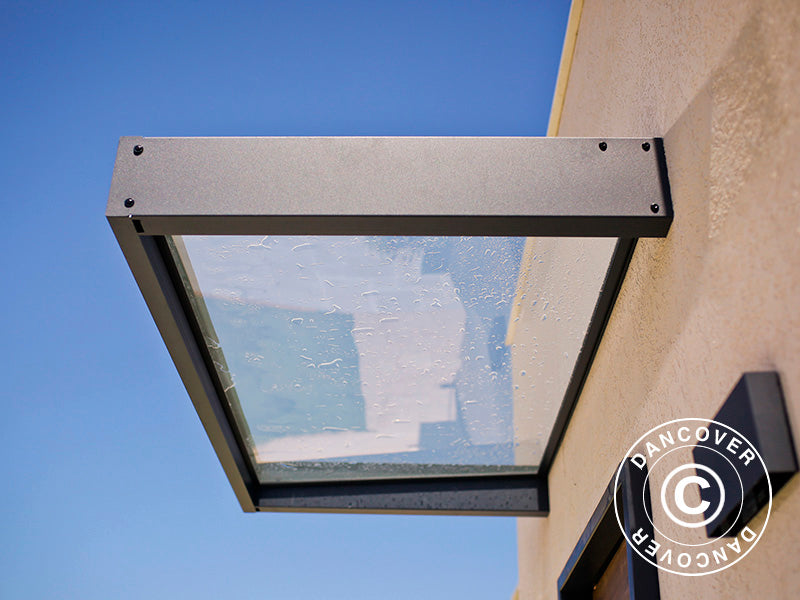 Canopy Sophia 2150, Palram/Canopia, 0.95x2.15x0.17 m, Dark Grey/Clear