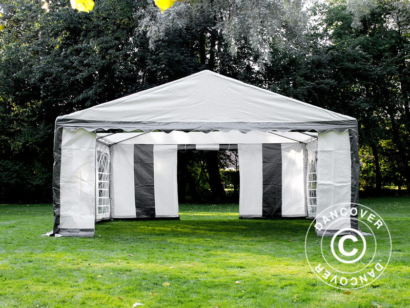 Marquee PLUS 5x6 m PE 700, Grey/White