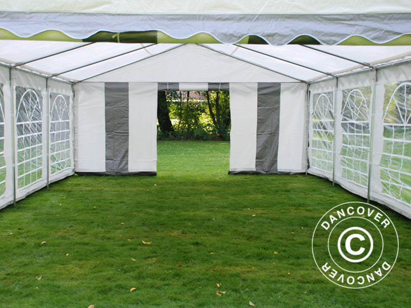 Marquee PLUS 4x8 m PE 700, Grey/White