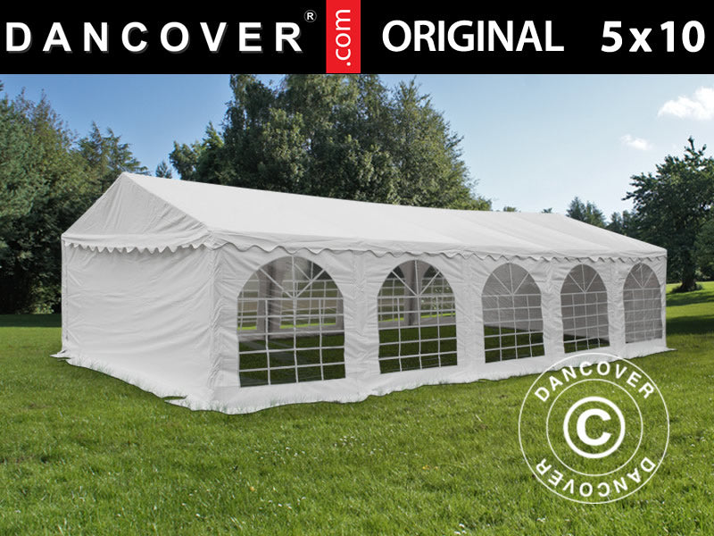Marquee Original 5x10 m PVC 900, White