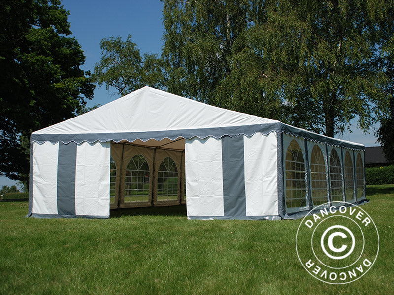 Marquee Original 5x10 m PVC 900, Grey/White