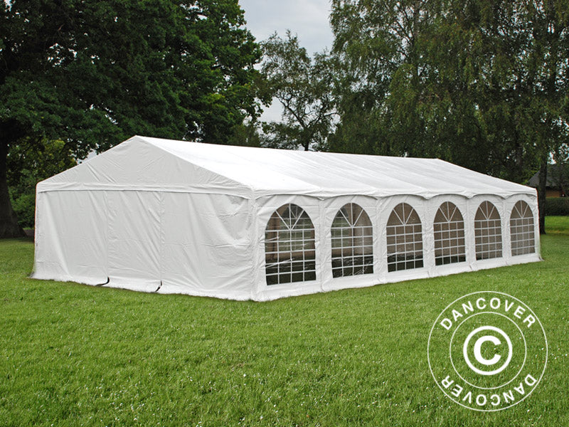 Marquee Exclusive 6x12 m PVC 900, "Arched", White