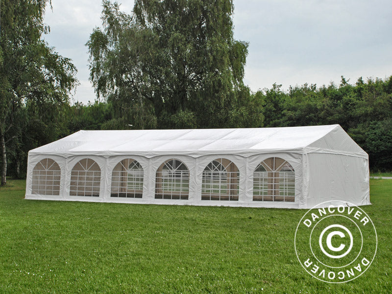 Marquee Exclusive 6x12 m PVC 900, "Arched", White