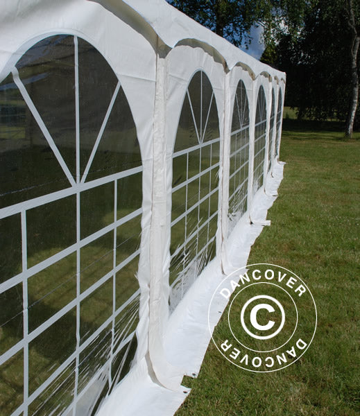 Marquee Exclusive 6x12 m PVC 900, "Arched", White