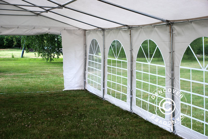 Marquee Exclusive 6x12 m PVC 900, "Arched", White