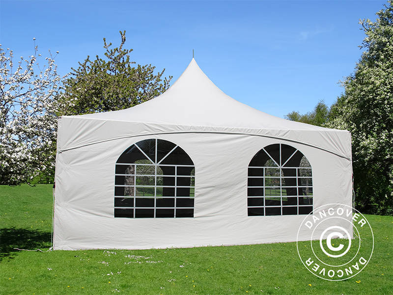 Pagoda Marquee PartyZone 6x6 m, PVC, White