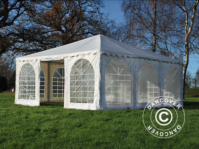 Pagoda Marquee Exclusive 6x6 m PVC, White