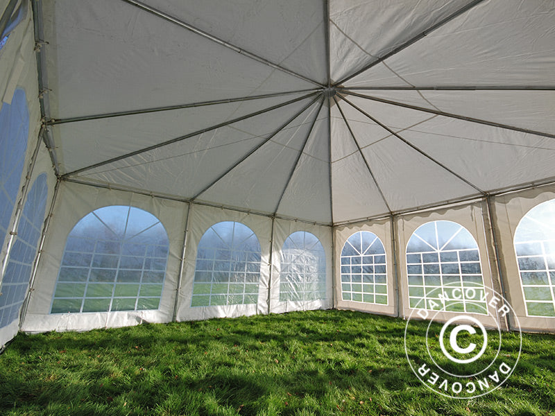 Pagoda Marquee Exclusive 6x6 m PVC, White