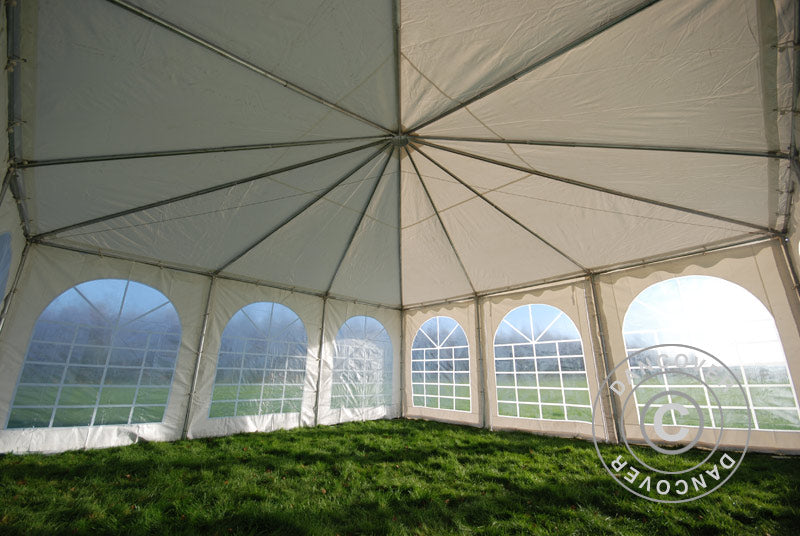 Pagoda Marquee Exclusive 6x6 m PVC, White